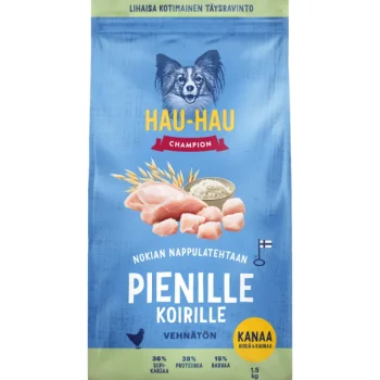 Hau Hau Champion Koiranruoka^Koiranruoka Hau-Hau Champion 1,5 Kg Pienille Koirille Kana