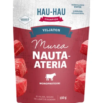 Hau Hau Champion Koiranruoka^Koiranruoka Hau-Hau Champion 150 G Nauta Viljaton