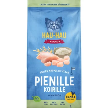 Hau Hau Champion Koiranruoka^Koiranruoka Hau-Hau Champion 6 Kg Pienille Koirille Kana