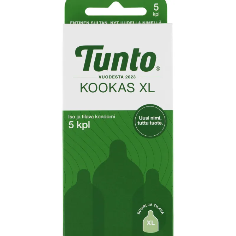 kondomi-tunto-5-kpl-kookas-xl-htWLtcdI-0.webp Tunto Hyvinvointi- Ja Terveydenhoitotarvikkeet^Kondomi 5 Kpl Kookas XL