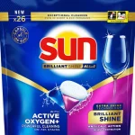 Sun Astianpesuaineet^Konetiskikapseli 26 Kpl Brilliant Shine All-in-1
