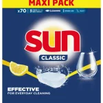 Sun Astianpesuaineet^Konetiskitabletti 70 Kpl Classic Lemon