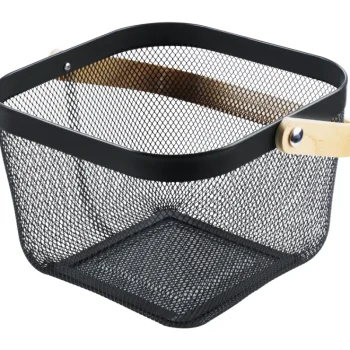 Kotikulta Sisustuskorit-Kori 26 X 26 X 29,5 Cm Kaiko Musta