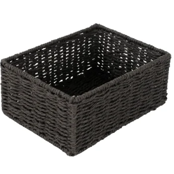 Kotikulta Sisustuskorit-Kori 27 X 20 X 12 Cm Marton Tummanharmaa
