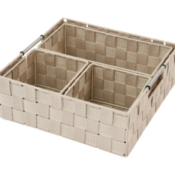 Kotikulta Sisustuskorit-Korisetti 4 Kpl Punos Beige