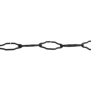 Habo Kettingit, Köydet Ja Kuormansidonta-Koristeketju 2 M, Lenkit 46 Mm, Musta