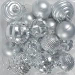 Kotikulta Sesonkikoristeet-Koristepallo 25 Kpl Hopea