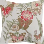 Kotikulta Sisustustyynyt Ja Huovat-Koristetyyny 45 X 45 Cm Perhoset Punainen