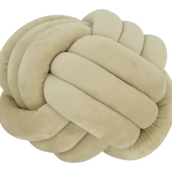 Miny Sisustustyynyt Ja Huovat-Koristetyyny 26 Cm Solmupallo Beige