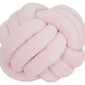 Miny Sisustustyynyt Ja Huovat-Koristetyyny 26 Cm Solmupallo Vaaleanpunainen