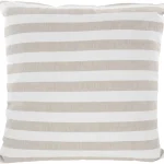 Miny Sisustustyynyt Ja Huovat-Koristetyyny Luonnonvalkoinen, Beige Raita 45 Cm X 45 Cm