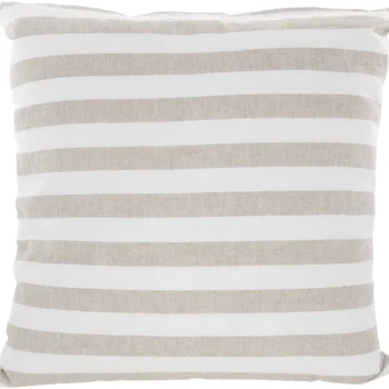 Miny Sisustustyynyt Ja Huovat-Koristetyyny Luonnonvalkoinen, Beige Raita 45 Cm X 45 Cm