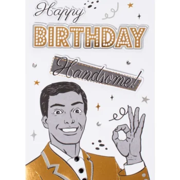 Amandab Kortit-Kortti Happy Birthday Handsome