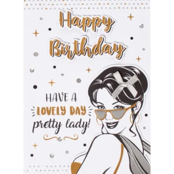 Amandab Kortit-Kortti Happy Birthday Pretty Lady