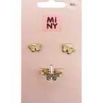 Miny Korut Ja Kellot^Korusetti Korvakorut+sormus Perhonen