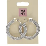 Miny Korut Ja Kellot^Korvakoru Rengas Hopeanvärinen