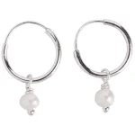 Cailap Korut Ja Kellot^Korvakorut Aito Helmiriipus Hopea