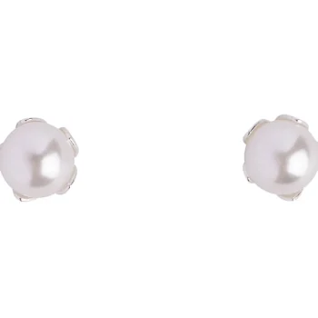 Cailap Korut Ja Kellot^Korvakorut Akryylihelmi Hopea