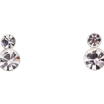 Cailap Korut Ja Kellot^Korvakorut Kristallikivikoristeilla Hopea