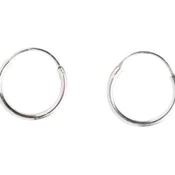 Cailap Korut Ja Kellot^Korvakorut Rengas Hopea 1,2 Cm