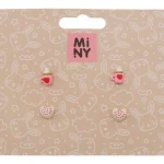 Miny Korut Ja Kellot^Korvakorut 2 Paria Kaakao Ja Sydän