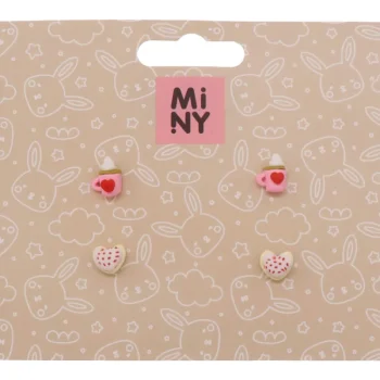 Miny Korut Ja Kellot^Korvakorut 2 Paria Kaakao Ja Sydän