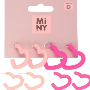 Miny Korut Ja Kellot^Korvakorut 2 Paria Sydän