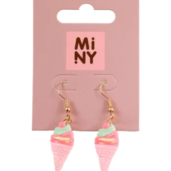 Miny Korut Ja Kellot^Korvakorut Jäätelö Vaaleanpunainen