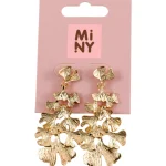 Miny Korut Ja Kellot^Korvakorut Kukat Kullanvärinen