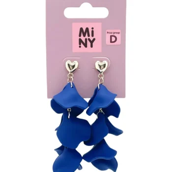 Miny Korut Ja Kellot^Korvakorut Kukka Tummansininen