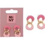 Miny Korut Ja Kellot^Korvakorut Pinkki/kullanvärinen