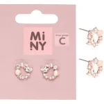 Miny Korut Ja Kellot^Korvakorut Vaaleanpunainen