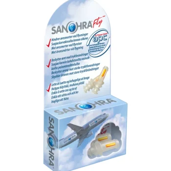 Sanohra Hyvinvointi- Ja Terveydenhoitotarvikkeet^Korvatulpat 1 Pari Fly Aikuisille