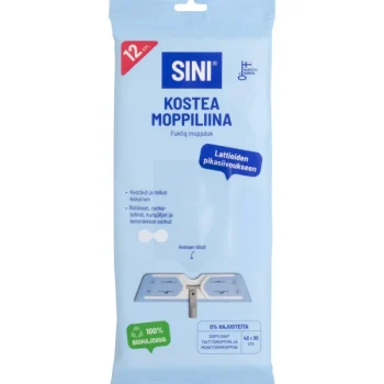 Sini Siivousvälineet^Kostea Moppiliina 42 X 30 Cm 12 Kpl