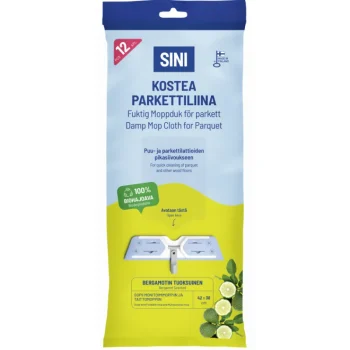 Sini Siivousvälineet^Kostea Parkettiliina 12 Kpl