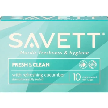 Savett Hyvinvointi- Ja Terveydenhoitotarvikkeet^Kosteuspyyhe 10 Kpl Fresh & Clean