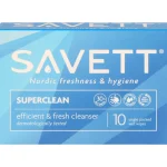 Savett Hyvinvointi- Ja Terveydenhoitotarvikkeet^Kosteuspyyhe 10 Kpl Superclean