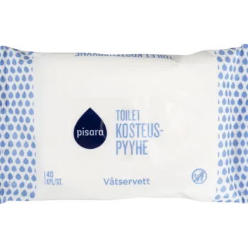 Pisara Hyvinvointi- Ja Terveydenhoitotarvikkeet^Kosteuspyyhe 40 Kpl Toilet