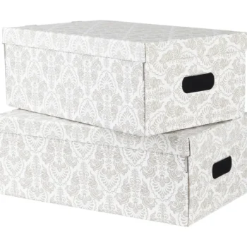 Iisi Vaatehuolto Ja -säilytys^Kotilaatikko 2 Kpl 55 X 32 X 20 Cm