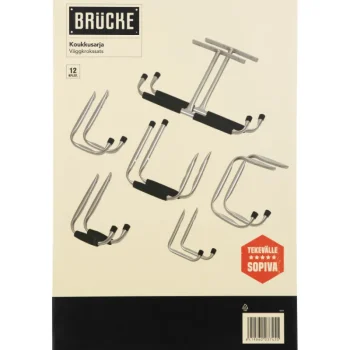 Brücke Ripustus-Koukkusarja 12 Kpl