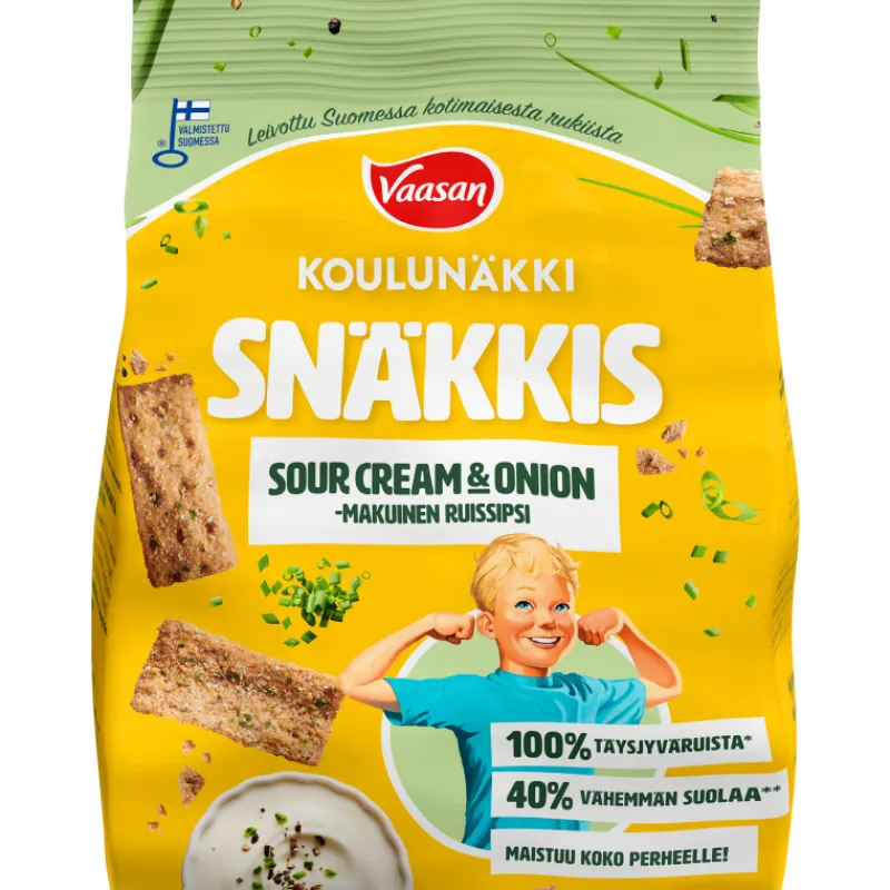 koulunkki-snkkis-vaasan-150-g-nISlQynD-0.webp Vaasan Kuivaleivät Ja Korput^Koulunäkki Snäkkis 150 G Sourcream & Onion