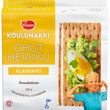 Vaasan Näkkileivät Ja Hapankorput^Koulunäkki 225 G Ohut Herkku Klassikko