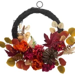 Kotikulta Tekokasvit-Kranssi 58 Cm Syyskukat