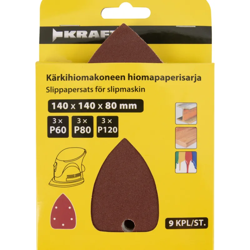 krkihiomakoneen-hiomapaperisar-IXNCAhmn-0.webp Kraft Sähkötyökalujen Tarvikkeet-Kärkihiomakoneen Hiomapaperisarja 9-osainen, 5 Pölynpoistoreiällä