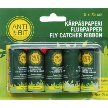 Antibit Hyönteisansat Ja -välineet-Kärpäspaperi, 5 Rullaa