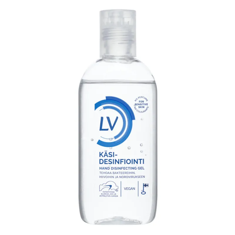 ksidesinfiointigeeli-lv-100-ml-ZxeoZqgI-0.webp Lv Hyvinvointi- Ja Terveydenhoitotarvikkeet^Käsidesinfiointigeeli 100 Ml EN14476 Noro