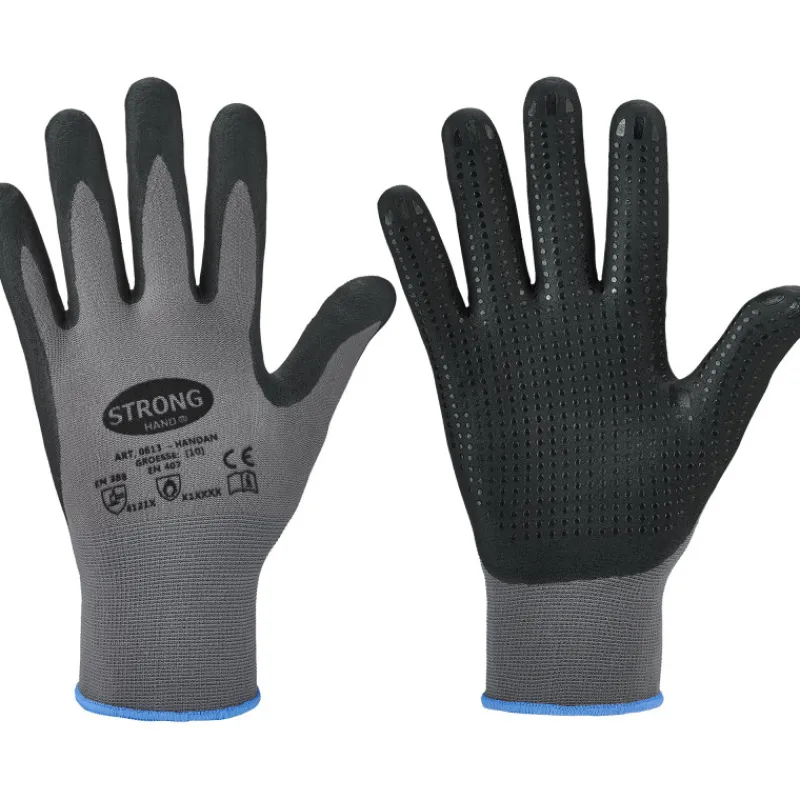 ksine-9-nitriilinppylill-qiXLtHvT-0.webp Stronghand Työvaatteet-Käsine 9 Nitriilinäppylöillä