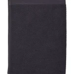 Kotikulta Kylpyhuone- Ja Saunatekstiilit-Käsipyyhe 50 X 70 Cm Ellen Tummanharmaa