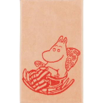 Moomin Kylpyhuone- Ja Saunatekstiilit-Käsipyyhe 30 X 50 Cm Muumimamma Persikka