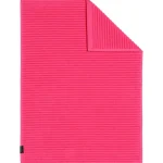 Ratia Kylpyhuone- Ja Saunatekstiilit-Käsipyyhe 50 X 70 Cm Kohoraita Fuksia